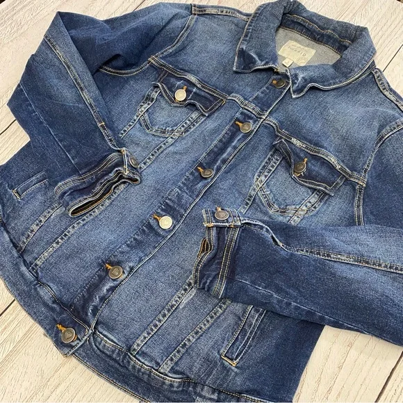 torrid Dark Blue Denim Jacket - Picture 3 of 10